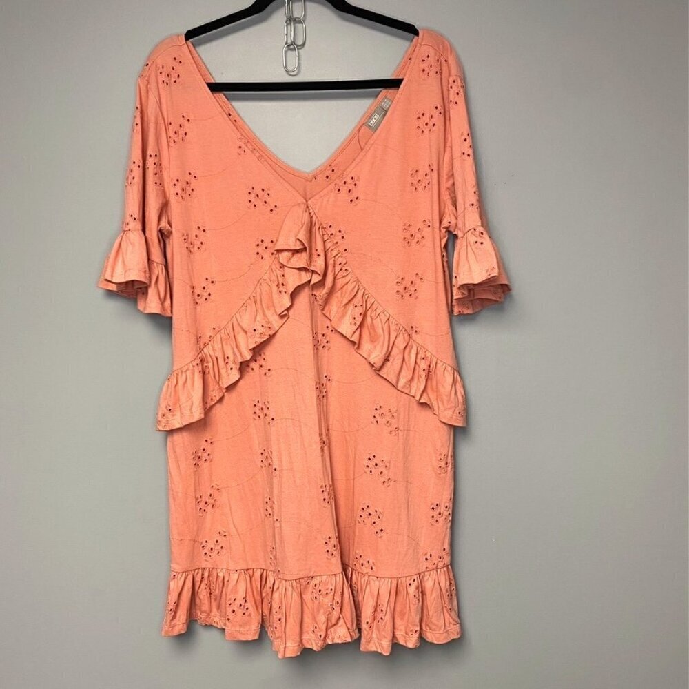 NWT ASOS Cottagecore Boho Ruffle V-Neck Tunic Women's Size 10